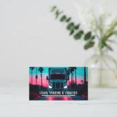 トラック輸送ロジスティクス 名刺 (スタンド正面)