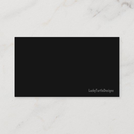 トラック輸送名刺 名刺 (裏面)