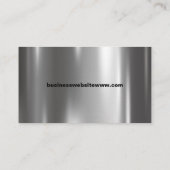 トラック輸送用セミトラック金属 名刺 (裏面)