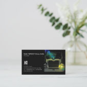 トラック輸送用運搬ダークトラックのフロント 名刺 (スタンド正面)