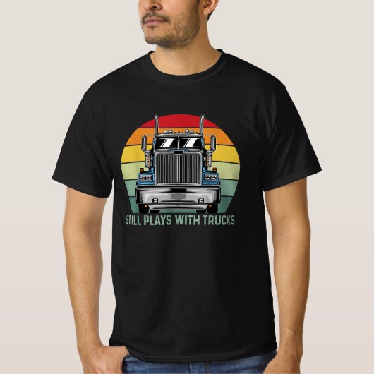 トラック遊の運転手がまだ付いている Tシャツ (正面)