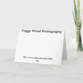 トラック運転のクリスマス シーズンカード (裏面)