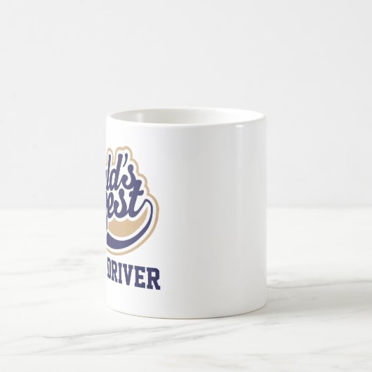 トラック運転士の最高の世界への贈り物 コーヒーマグカップ (中央)