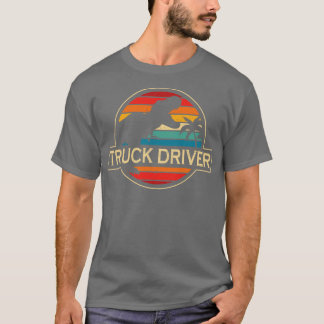 トラック運転恐竜 Tシャツ