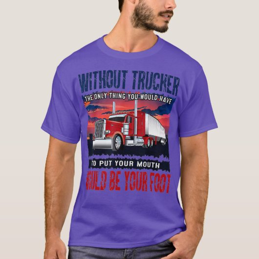 トラック運転手がいない男の子は Tシャツ (正面)