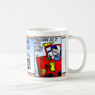 トラック運転手が行う コーヒーマグカップ