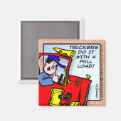 トラック運転手が行う マグネット (正面/裏面)