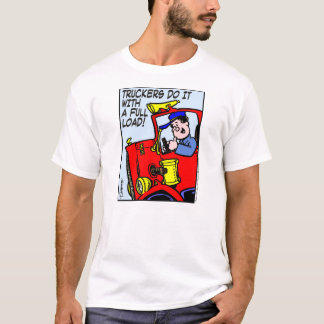 トラック運転手が行う Tシャツ