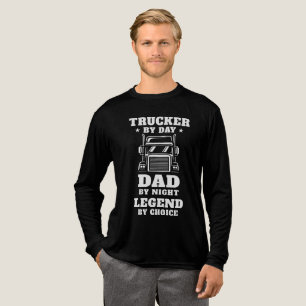トラック運転手とパパ- Hero on the Road and at Home トライブレンドTシャツ