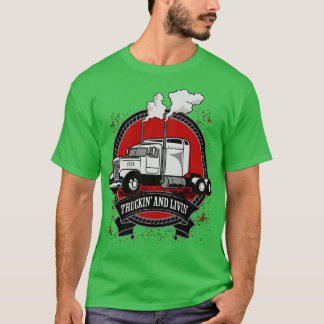 トラック運転手とリバンの大型リグトラック運転手 Tシャツ