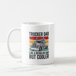 トラック運転手のお父さんは普通のお父さんのように涼しいTシャツ_1 コーヒーマグカップ
