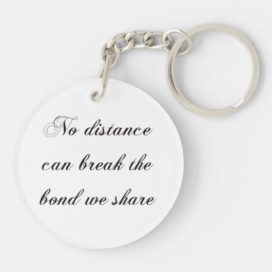 トラック運転手のための魔法のクリスマスルート キーホルダー (裏面)