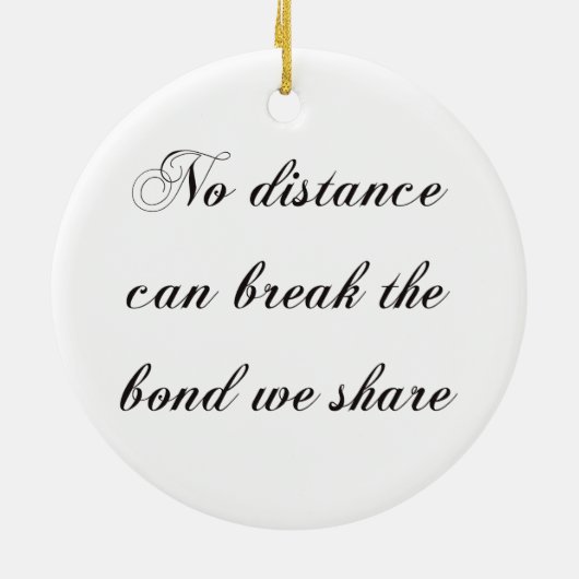 トラック運転手のための魔法のクリスマスルート セラミックオーナメント (裏面)