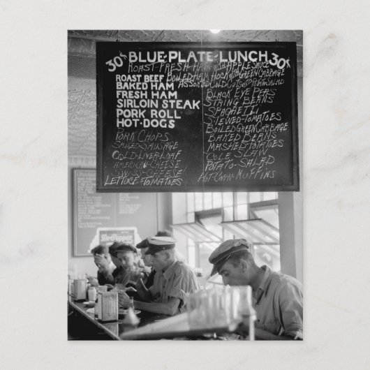 トラック運転手のカフェ, 1940 ポストカード (正面)
