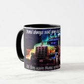 トラック運転手のコーヒー・マグ マグカップ (正面左)