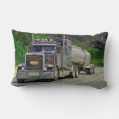 トラック運転手のタンカーの貨物自動車の重い輸送のギフト2 ランバークッション (裏面)