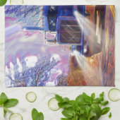 トラック運転手のタンカーの貨物自動車の重い輸送のギフト キッチンタオル (折り畳み)