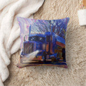 トラック運転手のタンカーの貨物自動車の重い輸送のギフト クッション (ブランケット)