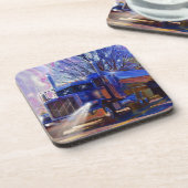 トラック運転手のタンカーの貨物自動車の重い輸送のギフト コースター (左側)