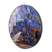 トラック運転手のタンカーの貨物自動車の重い輸送のギフト ダーツボード (正面右)