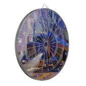 トラック運転手のタンカーの貨物自動車の重い輸送のギフト ダーツボード (正面左)