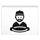 トラック運転手のトラックの運転手 カレンダー (カバー)