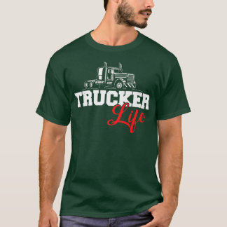 トラック運転手のトラック運転手の生活 Tシャツ