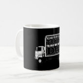トラック運転手のパパ コーヒーマグカップ (正面左)