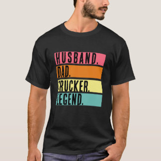 トラック運転手のレジェンド お父さん おもしろ トラックドライバー Tシャツ