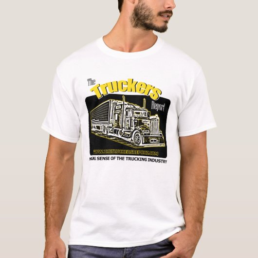 トラック運転手のレポートのメンバーのTシャツ Tシャツ (正面)