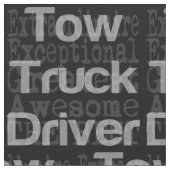 トラック運転手の並外れ ファブリック (クローズアップ)