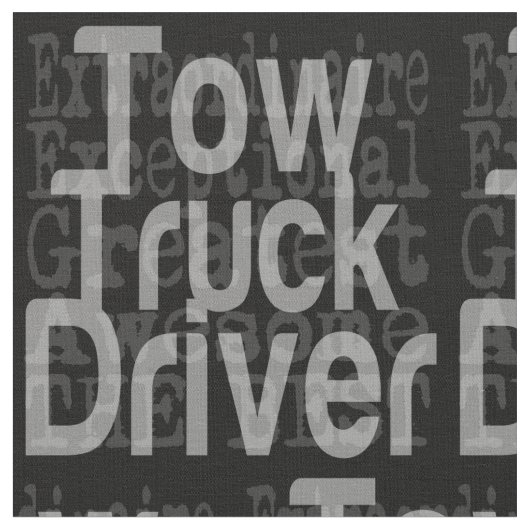 トラック運転手の並外れ ファブリック (クローズアップ)