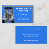 トラック運転手の名刺 名刺 (正面/裏面)