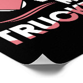 トラック運転手の妻が大好き ポスター (角)