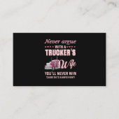 トラック運転手の妻とは決して勝ち目はない 名刺 (正面)