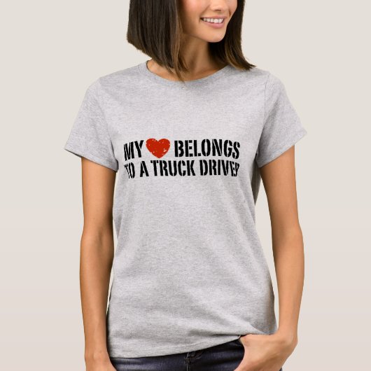トラック運転手の娘 Tシャツ (正面)