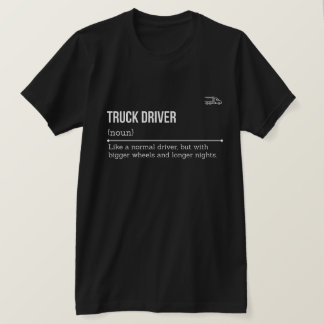 トラック運転手の定義 TRUCK DRIVER  Tシャツ