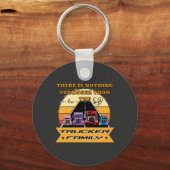 トラック運転手の家族の強い親の子供のロードボンド キーホルダー (正面)