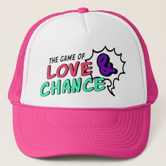 トラック運転手の帽子(ピンク) キャップ (正面)