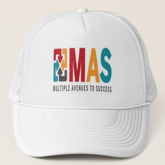 トラック運転手の帽子(白い) キャップ (正面)