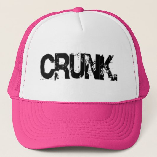 トラック運転手の帽子"CRUNK " キャップ (正面)