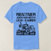 トラック運転手の年金受給者トラック運転手グランドパ Tシャツ (デザイン正面)