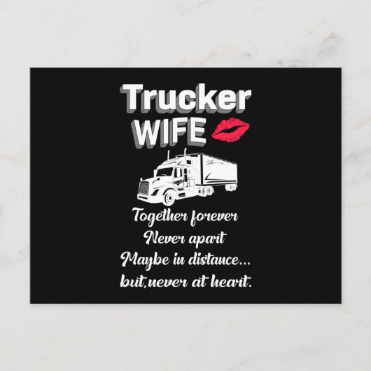 トラック運転手の愛トラック運転手トラック運転手ギフトアイディア ポストカード (正面)