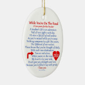 トラック運転手の愛詩 セラミックオーナメント (右)