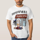 トラック運転手の燃料 Tシャツ (正面)