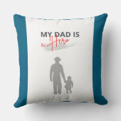 トラック運転手の父の日の贈り物 クッション (裏面)