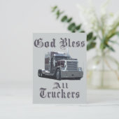 トラック運転手の皆さんを祝福する ポストカード (スタンド正面)