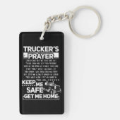 トラック運転手の祈り キーホルダー (裏面)