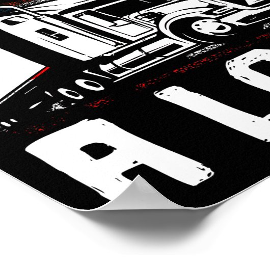 トラック運転手の私は荷物を落としてしまった ポスター (角)