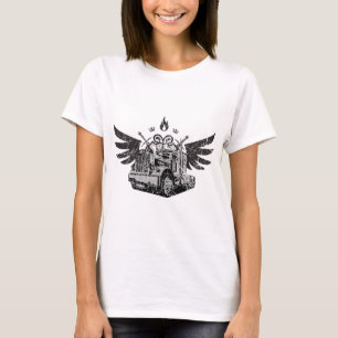 トラック運転手の翼 Tシャツ